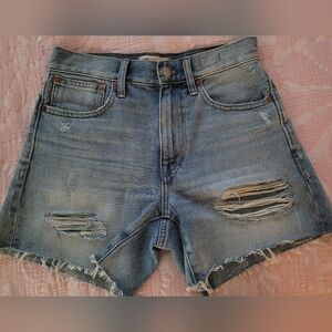 Madewell relaxed mid-length denim shorts